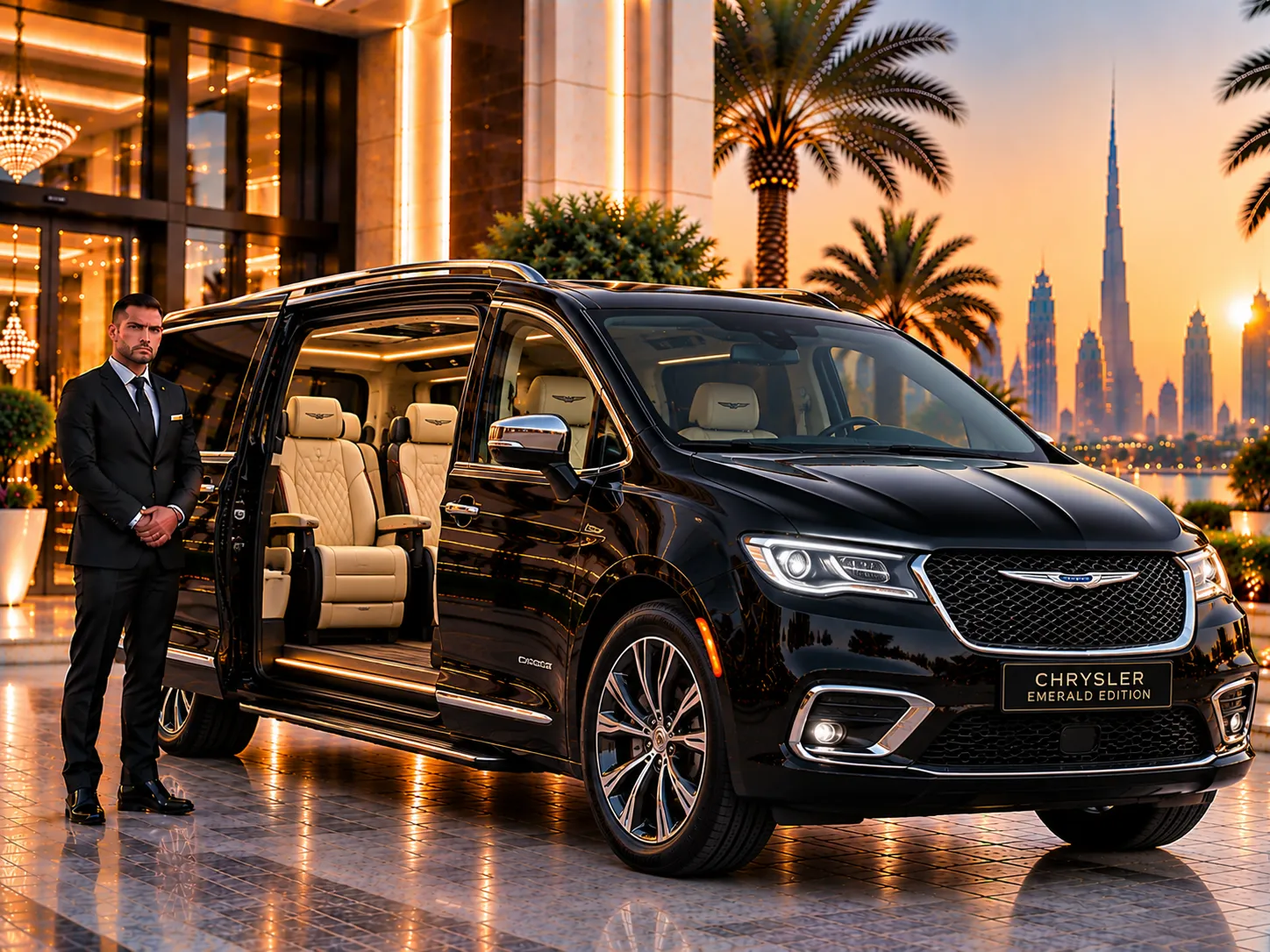 Chrysler Emerald Edition with professional chauffeurs