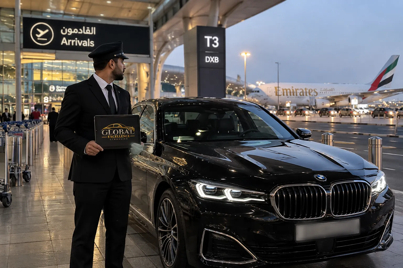 Airport chauffeur service in Dubai