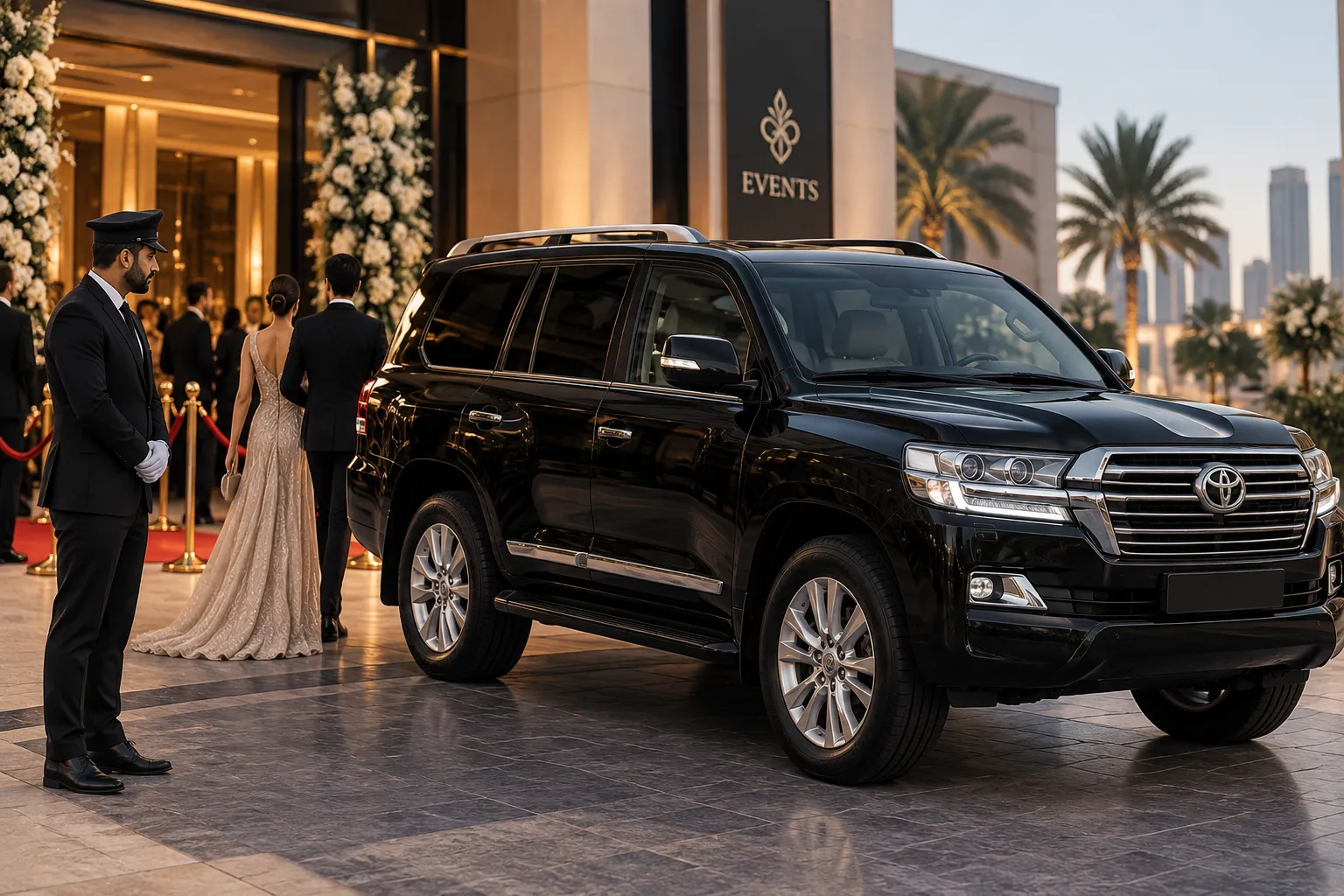 Event chauffeur service across the UAE