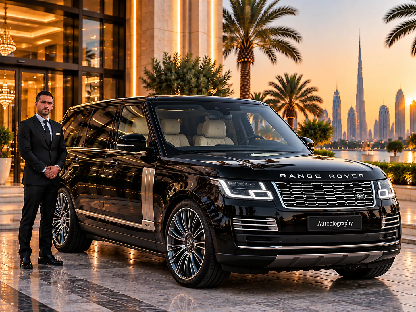 Range Rover Autobiography with professional chauffeurs