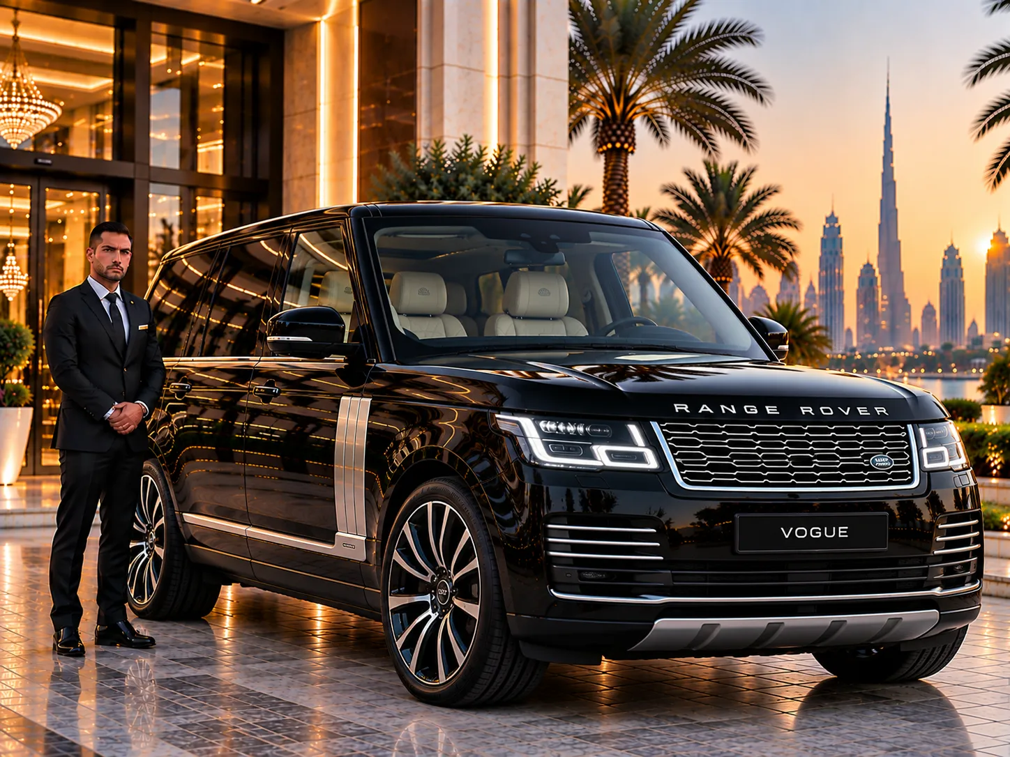 Range Rover Autobiography for corporate chauffeur travel in Dubai