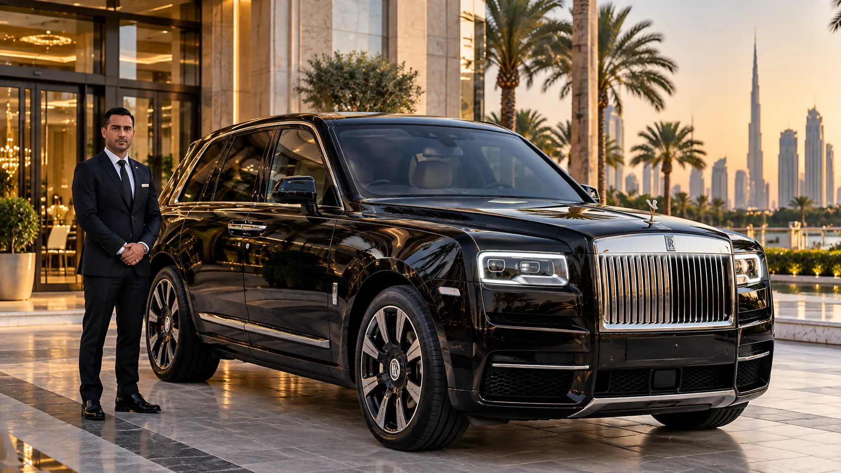 Rolls-Royce Cullinan wedding car in Dubai