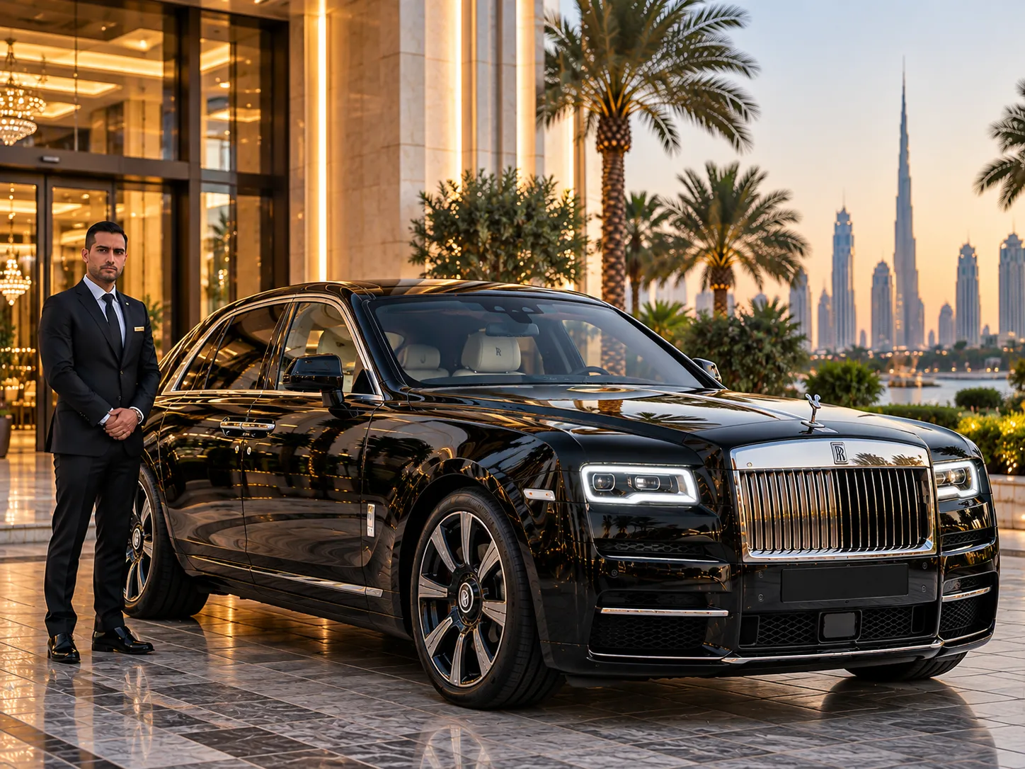 Rolls-Royce Ghost wedding car in Dubai