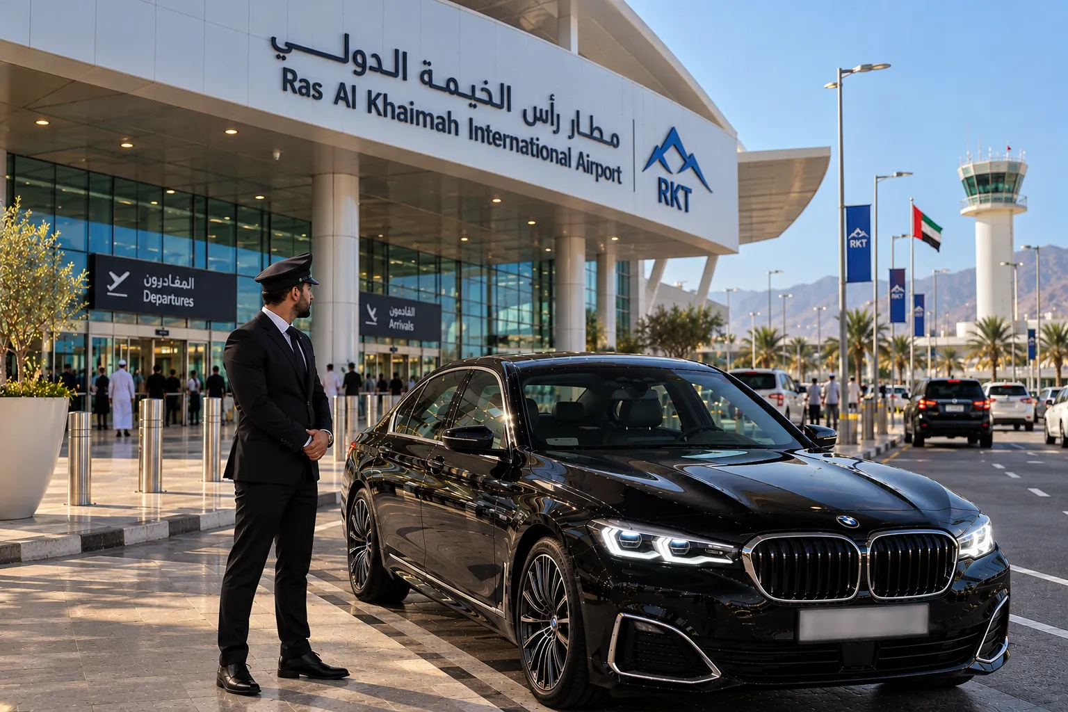 Ras Al Khaimah Airport Arrival scene